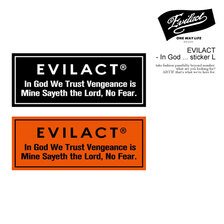EVILACT - In God ... sticker L画像