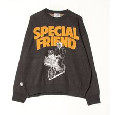 gym master ジャガードニットSPECIAL FRIENDクルーネック G421730画像