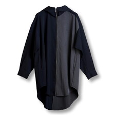 NO ID. フーデッドZIPロングSH 456006-947S画像