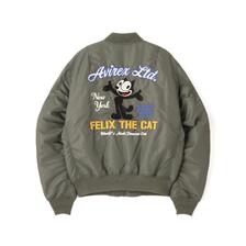 AVIREX &times; FELIX L-"FELIX THE CAT" MA-1 7835152604画像