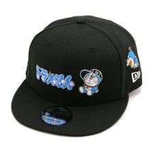 NEW ERA 9FIFTY ドラえもん オールオーバー ブラック 14520591画像