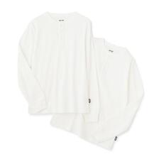Schott 2PACK LS HENLEY NECK T-SHIRT 7825930011画像