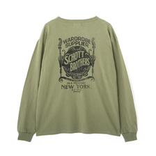 Schott HENLEY LS T-SHIRT WARDROBE SUPPLIER 7825130004画像
