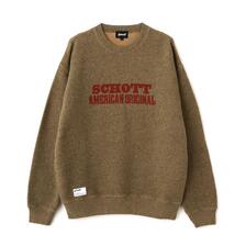 Schott SALT AND PEPPER SWEAT AMERICAN ORIGINAL 7825132003画像
