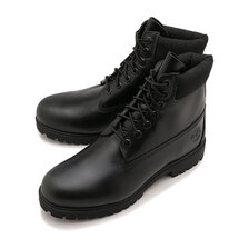 Timberland 6in Premium Boots WP BLACKOUT FULL GRAIN A41MW画像