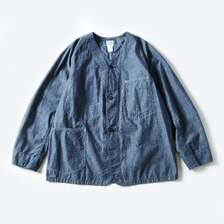 POST OVERALLS #3124DV-MC POST 45 DV : medium weight chambray indigo画像