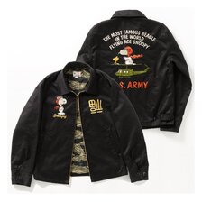 TOYS McCOY SOUVENIR JACKET SNOOPY "U. S. ARMY FLYING ACE" TMJ2504画像
