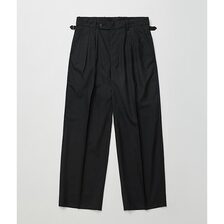 ULTERIOR SUPER FINE WOOL TROPICAL TUCKED TROUSERS ULPT62-KA187画像