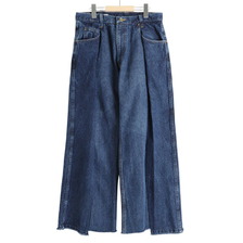 77circa circa make vertically cutback wide denim pants CCBS-11画像