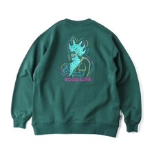gym master 10.3oz GOOD LIFE刺繍スウェットシャツ G421743画像
