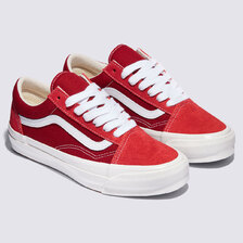 VANS PREMIUM OLD SKOOL 36 SUEDE RED/RED VN000D569IJ画像