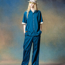 glamb Suit Fabric Pajamas Set Up GB0225-ST08画像
