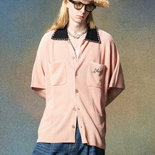 glamb Stitch Collar Knit Shirt GB0225-SH11画像