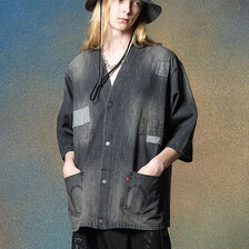 glamb Unplugged Denim Happi Shirt GB0225-SH02画像
