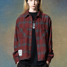 glamb Short Check Shirt GB0225-SH13画像
