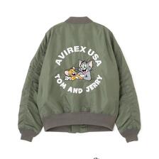 AVIREX TOM and JERRY&times;AVIREX LIGHT MA-1 7835152607画像