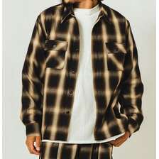 BIG MIKE RAYON MIX OMBRE CHECK SHIRTS 102515200画像