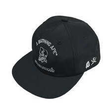 A BATHING APE &times; NEIGHBORHOOD GENERAL PANEL CAP画像