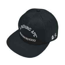 A BATHING APE &times; NEIGHBORHOOD PANEL CAP画像