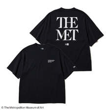 NEW ERA 半袖 オーバーサイズド コットン Tシャツ The Met ブラック 14457270画像