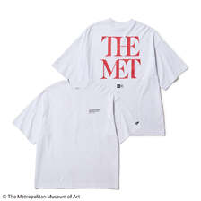 NEW ERA 半袖 オーバーサイズド コットン Tシャツ The Met ホワイト 14457269画像