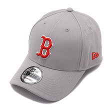 NEW ERA 9FORTY MLB Woven Label ボストン・レッドソックス グレー 14388679画像
