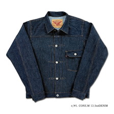 DELUXEWARE CM1949XJ 20THアニバーサリー CORN MILLS 13.5oz DENIM ファーストデニムジャケット画像