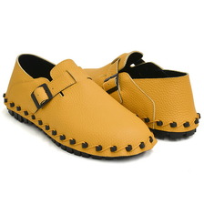 TOMOTAKA ONOZAKI ONE STRAP COMPONENT SHOES YELLOW TMTK-S-0051-YL画像