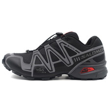SALOMON SPEEDCROSS 3 GTX BLACK/ASPHALT/FLAME SCARLET L47731700画像