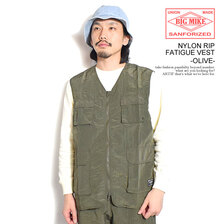 BIG MIKE Nylon Rip Fatigue Vest 102516800画像