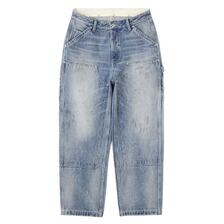 AVIREX &times; UNIVERSAL OVERALL DENIM DOUBLE KNEE PAINTER PANTS 7835111201画像