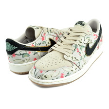 NIKEAIR JORDAN 1 RETRO LOW OG Rui Hachimura oatmeal/blk-jade smoke HV8293-100画像