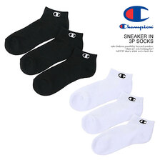Champion SNEAKER IN 3P SOCKS CMSCY403画像