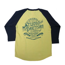 STUDIO D'ARTISAN ラグラン7分袖Tシャツ 8162B画像