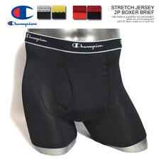 Champion STRETCH JERSEY 2P BOXER BRIEF CM6EB701画像