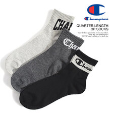 Champion QUARTER LENGTH 3P SOCKS CMSCA201画像