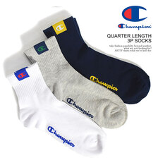 Champion QUARTER LENGTH 3P SOCKS CMSCB201画像