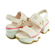 SOREL KINETIC IMPACT SLINGBACK HEEL SANDAL PEARLESCENT CORAL BLOSSOM NL4951-697画像