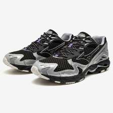MIZUNO WAVE RIDER 10 BLACK/BLACK/SILVER D1GA250601画像