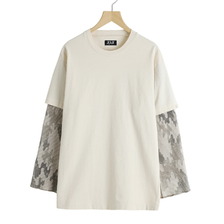 FAF (FAKE ASS FLOWERS) Camo Double Sleeve Tee画像