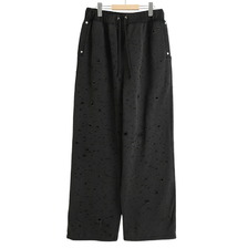 FAF (FAKE ASS FLOWERS) Dameged Baggy Sweat Pants 003121401画像