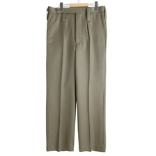 Tangent BRITISH BARRACK TROUSERS WOOL MOHAIR GABADINE TAN25-WM画像