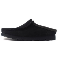 Clarks WALLABEE SLIP BLACK 26180443画像
