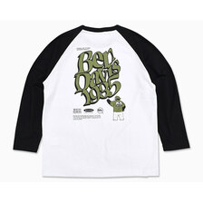 BEN DAVIS Distorted Raglan L/S Tee C-25380045画像
