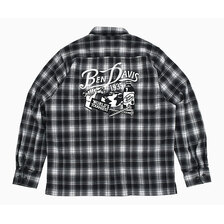 BEN DAVIS Garage EMB Plaid L/S Shirt T-25380050画像