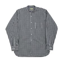 Workers Band Collar Shirt, Poplin画像