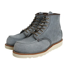 RED WING 6-inch Classic Moc Dusty Blue Abilene Leather 8800画像