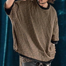 ANGENEHM Sheer fabric real layered oversized T-shirt AG04-014SCF画像