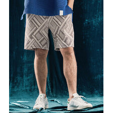 ANGENEHM Geometric jacquard fabric shorts AG04-017SCF画像