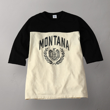THE FLAT HEAD FOOTBALL T-SHIRT - MONTANA FN-TSFT-002画像
